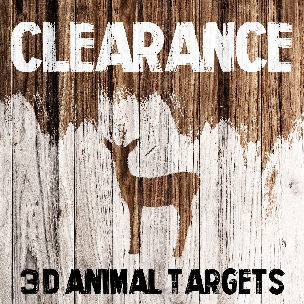 Clearance - 3D Animal Targets | Merlin Archery