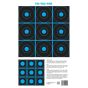 Maple Leaf Tic-Tac-Toe Target Faces