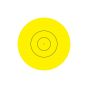 JVD Replacement Gold Target Stickers