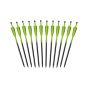 Barnett Demun Hyperbolt Aluminium Pistol Crossbow Bolts - 2 Fletch