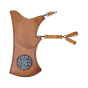 Okcubaba Traditional Deluxe Rear Facing Leather Quiver