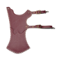Okcubaba Traditional Rear Facing Leather Quiver