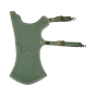 Okcubaba Traditional Rear Facing Leather Quiver