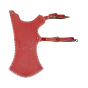 Okcubaba Traditional Rear Facing Leather Quiver