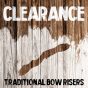 Clearance - Traditional Bow Risers