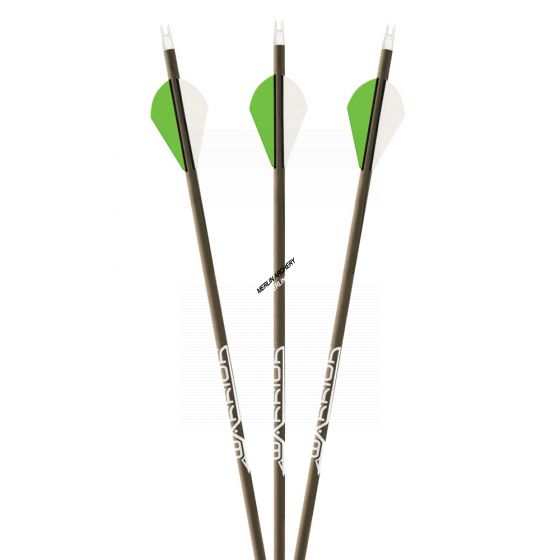 Gold Tip Warrior Arrows - With Vanes