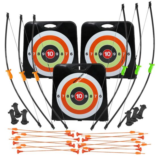 GymBo Pro Archery Bow And Arrows Package - Mix