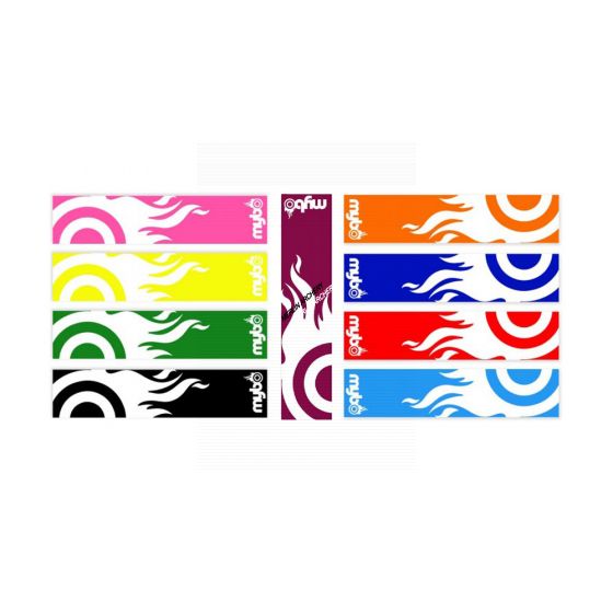 Mybo Logo Print Target Wraps - Block Colour  - 100mm