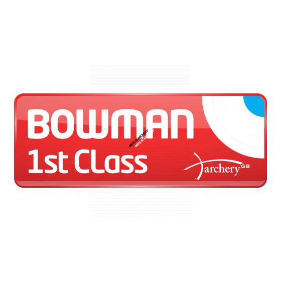 Archery GB Outdoor Classification Badge - Bowman 1st Class