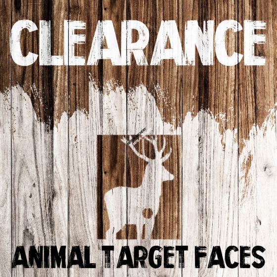 Clearance - Animal Target Faces