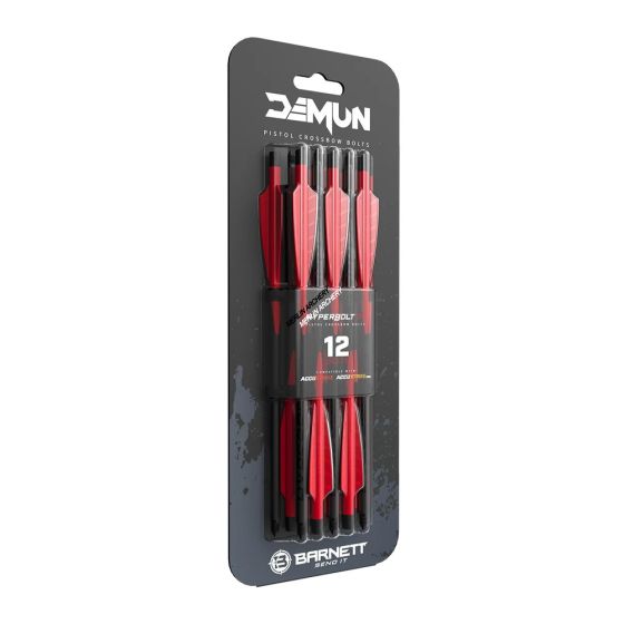 Barnett Demun Hyperbolt Aluminium Pistol Crossbow Bolts - 3 Fletch