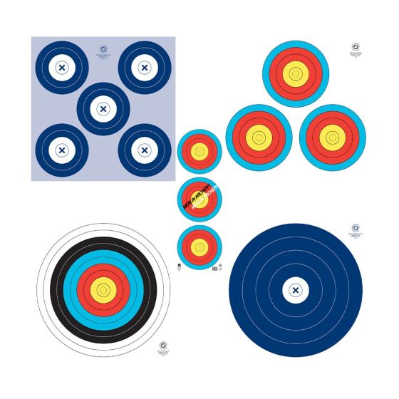 Maple Leaf Reduced Size Target Faces