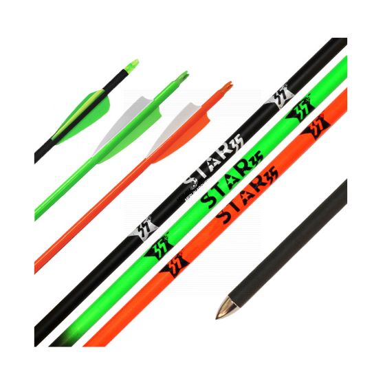 Mybo Star 35 Premium Fibreglass Arrows - 5pk