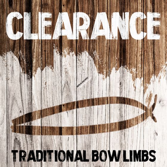 Clearance - Traditional Bow Limbs