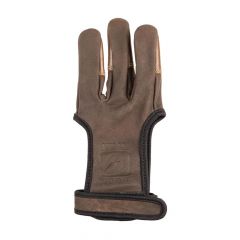 starlingukpkltd Quality Genuine Leather Fleece Lined All Weather Archery Gloves Shooting Gloves. 