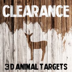 Clearance - 3D Animal Targets