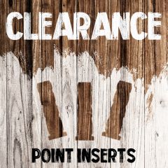 Clearance - Point Inserts