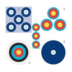 Maple Leaf Reduced Size Target Faces